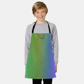 Tablier Couleurs douces mélangées Apron Enfants Petits (Porté)