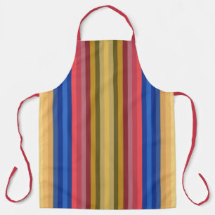 Tablier Couleurs rayées de mode printanière et estivale co