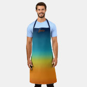 Tablier Couleurs Sunset Sud-Ouest Personnalisées (Porté)