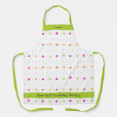 Tablier Couleurs vives Empreinte de patte Animateur (Recto)