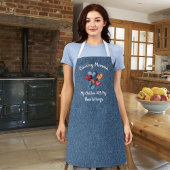 Tablier Country Heartstrings Nom de la mère personnalisée