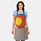 Tablier Coup de soleil Abstrait (Porté)