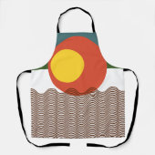Tablier Coup de soleil Abstrait (Recto)