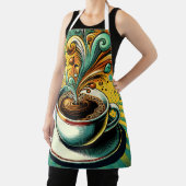 Tablier Coupe cubaine de café vibrante (Insitu)