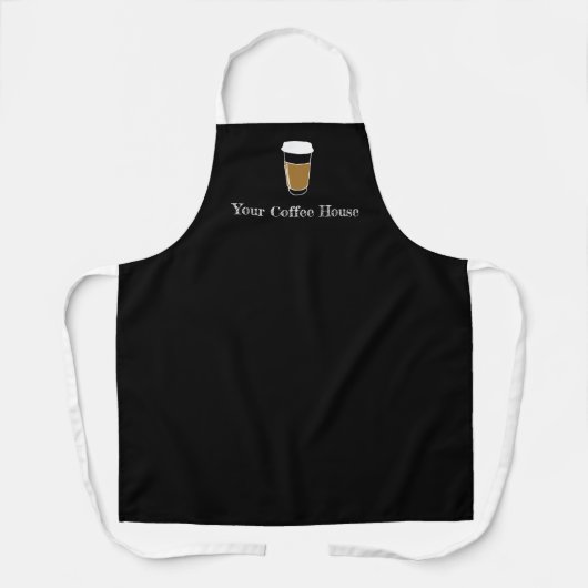 Tablier Coupe de café de promotion commerciale personnalis (Recto)