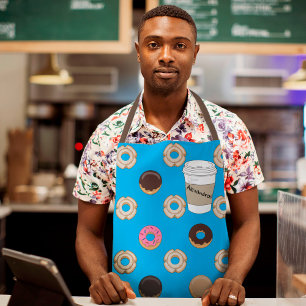 Tablier Coupe de café personnalisée Holey Doughnut