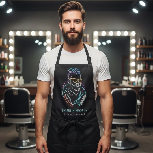 Tablier Coupe de cheveux professionnelle Taille de barbe T