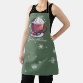 Tablier Coupe de Noël de chocolat chaud | Green (Insitu)