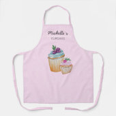 Tablier Coupe Gâteaux Et Fruits Aquarelle (Recto)