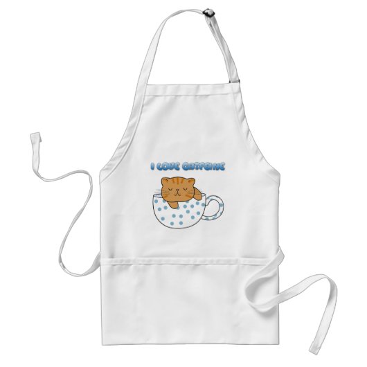 Tablier Coupe Kawaii de fée de chat (Devant)