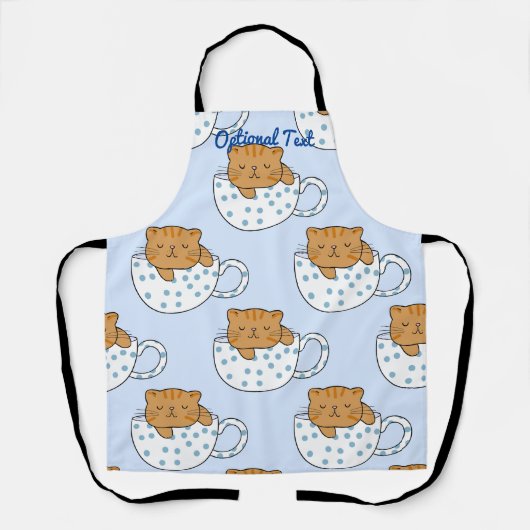 Tablier Coupe Kawaii de fée de chat (Recto)
