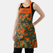 Tablier Coupe Orange Safety Camo Personnalisée (Insitu)