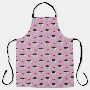 TABLIER COUPES DE CAFÉ SUR LILAC APRON