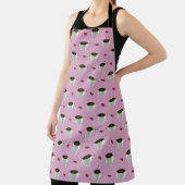 TABLIER COUPES DE CAFÉ SUR LILAC APRON (Insitu)