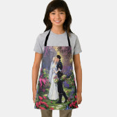 Tablier Couple dans le parc-56476 (Insitu)