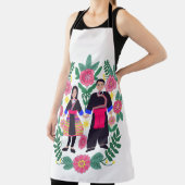 Tablier Couple de jambe Hmong personnalisé (Insitu)