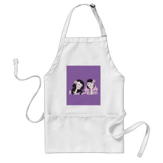 Tablier Couples squelettiques femelles