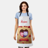 Tablier Couples Tout-Sur-Imprimer Valentines Apron (Homme) (Porté)