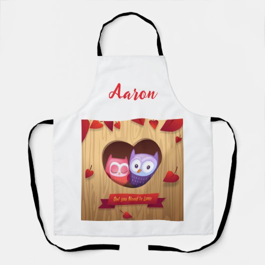 Tablier Couples Tout-Sur-Imprimer Valentines Apron (Homme) (Recto)