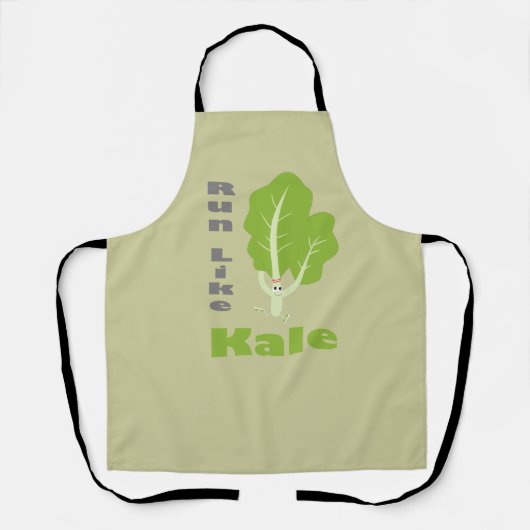 Tablier Courez Comme Kale ! (Recto)