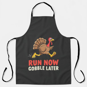 Tablier Courez maintenant Gobble plus tard Turquie coureur