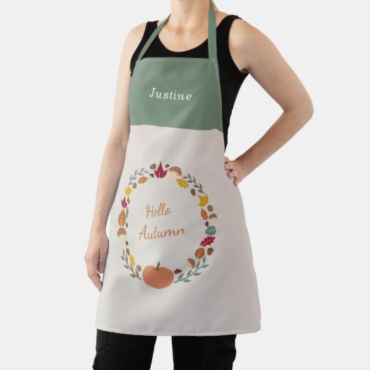 Tablier Couronne d'automne (Insitu)