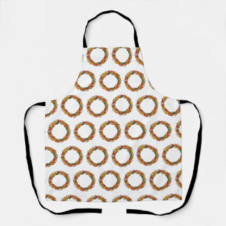 Tablier Couronne de feuilles automnales