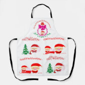 Tablier Couronne de Noël (Recto)