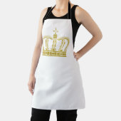 Tablier Couronne d'or - luxe royal (Insitu)