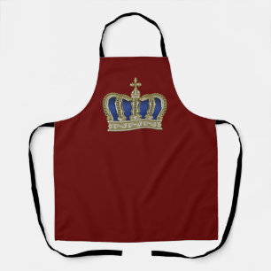 Tablier Couronne d'or - luxe royal 5