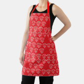 Tablier Couronnes roses rouges (Insitu)