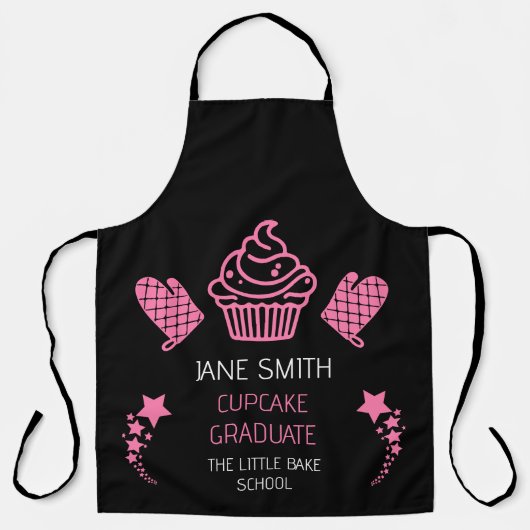 Tablier Cours de cuisine Cupcake (Recto)