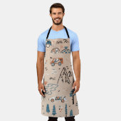 Tablier Course hors route. Rassemblement de la forêt de mo (Porté)