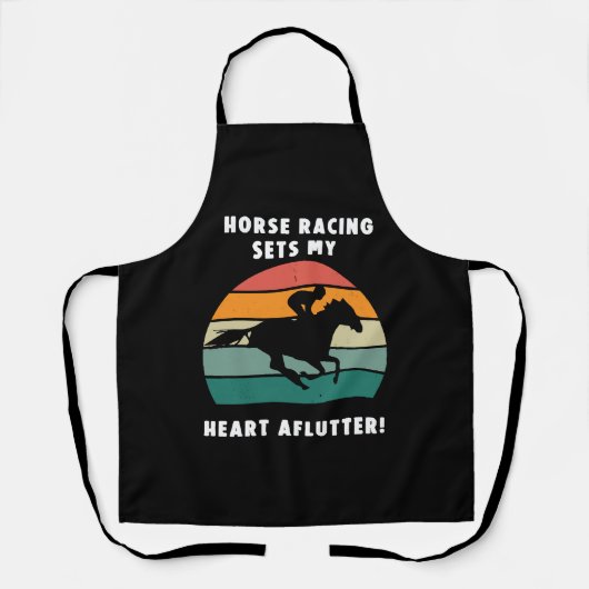 Tablier Courses de chevaux (Recto)