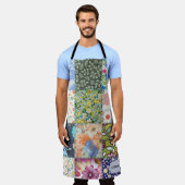 Tablier Courte Motif Floral Patch Work Couverture Personna (Porté)