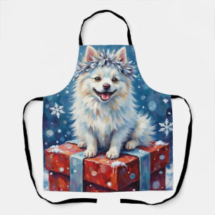 Tablier Coussin de cadeau de fête de chien esquimau améric