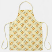 Tablier Couteaux de danse mignons avec des vibrations de p (Recto)