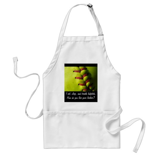 Tablier Couture du base-ball de Fastpitch (Devant)