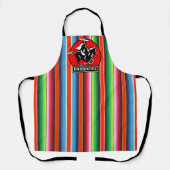 Tablier Couverture personnalisée NAME Charro Cheval Serape (Recto)