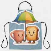 Tablier Cozy Morning Duo ☕🍞 (Recto)