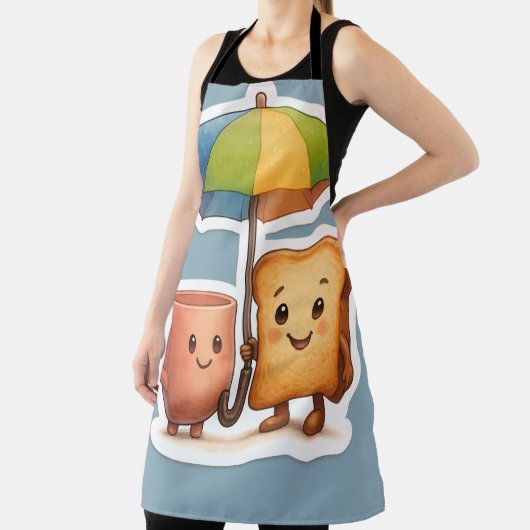 Tablier Cozy Morning Duo ☕🍞 (Insitu)