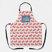 Tablier Crabby Cook Funny Crab Motif (Recto)