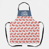 Tablier Crabby Cook Funny Crab Motif (Recto)
