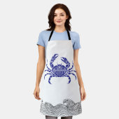 Tablier Crabe mandala (Porté)