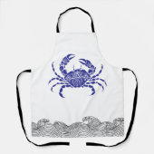 Tablier Crabe mandala (Recto)