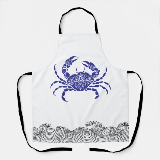 Tablier Crabe mandala (Recto)