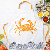 Tablier Crabe mandala