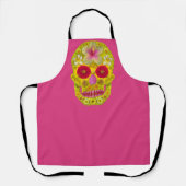 Tablier Crâne à fleurs 8 (Recto)