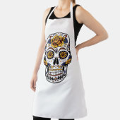 Tablier Crâne à sucre rose jaune (Insitu)