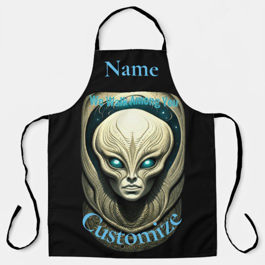 Tablier Crâne Alien Tête Thunder_Cove (Recto)